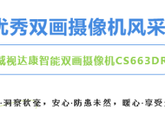 好样的!威视达康智能AI摄像机新品上市,“同屏双画”为民添福!